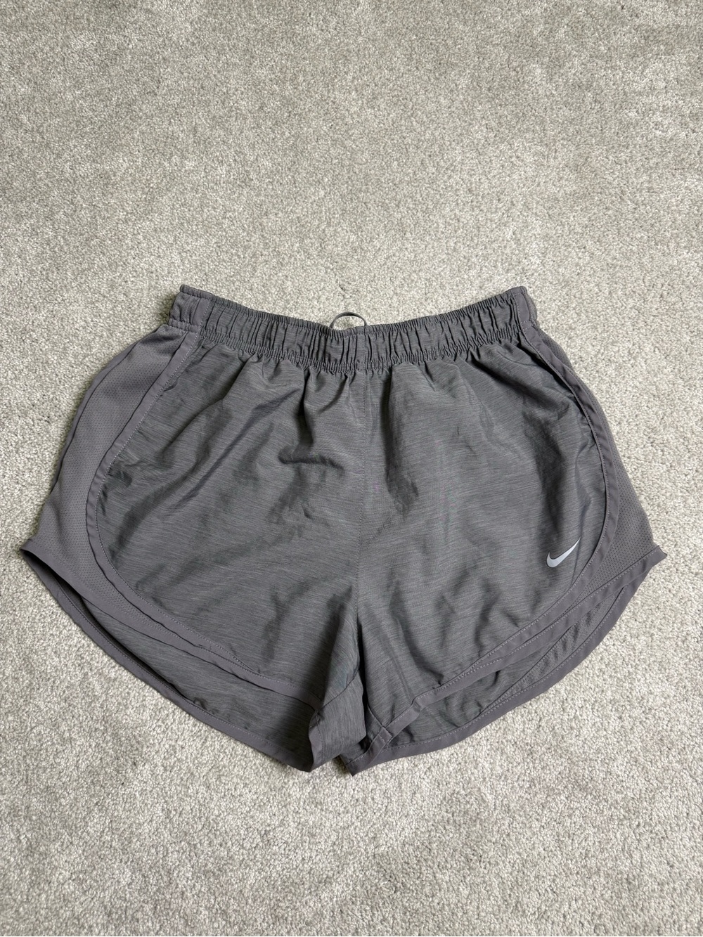 Nike Women's Dark Gray Athletic Running Shorts